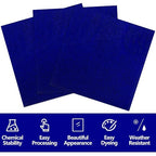 3 Pcs Glitter Blue Glossy Acrylic Sheets, 7.87 x 7.87 x 1/10 Inch Laser Cutting - Image 4