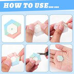 800 PCS Paper Piecing 0.5", Hexagon Quilting Templates - Image 4