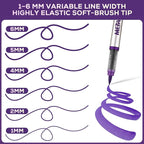 Metallic Acrylic Paint Markers, Fabric Paint, DIY Crafts - Image 2
