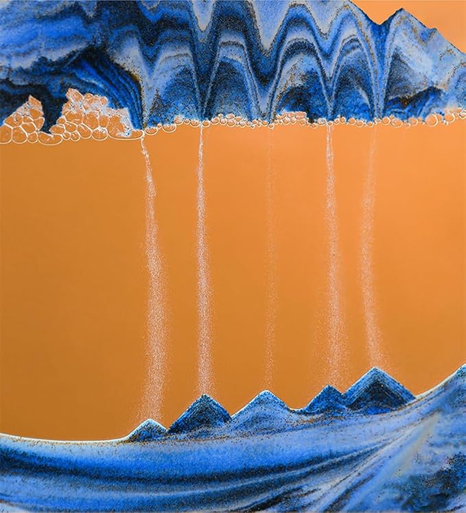 Oneshow 17.3" Moving Sand Art Picture Wall Art, 3D Sand Art Liquid Motion | - Image 6