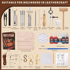 Leather Crafting Kit: Leather Working Tools and Supplies - Image 2