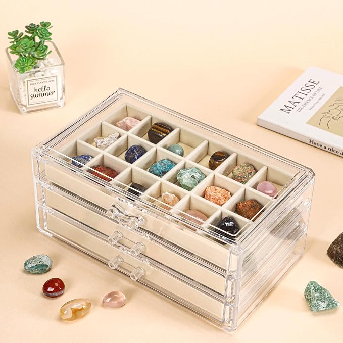 CLUQMEIK Acrylic Rock Collection Display Case - Image 3