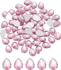 MECCANIXITY 50PCS Flat Back Acrylic Teardrop Gems 10x14mm Artificial Rhinestones by MECCANIXITY