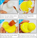 50ml Air Dry Clay Varnish，Air Dry Clay Sealant - Image 5