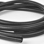 ALLWIN 10ft-1/4 10ft-3/8 10ft-1/2 Black Split Wire Loom Tubing Wire Conduit by ALLWIN