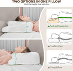 DONAMA Cervical Neck Pillow for Pain Relief, Odorless Contour Memory Foam - Image 4