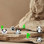 60 Pieces Tiny Panda for Dollhouse Miniatures Resin Animals for Crafts Mini - Image 4