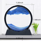 Moving Sand Art Liquid Motion, 3D Deep Sea Sandscape Color Quicksand Decor - Image 3