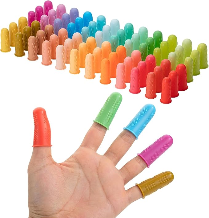 Mr. Pen- Hot Glue Gun Finger Protectors, Rubber Fingers Tips, Rubber Finger by MrPen