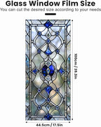 Stained Glass Window Privacy Film Static Cling - Image 2