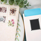 2Pcs/Set Stamp Punch, Stamp Puncher, 1X0.8inch Rectangular Postage Stamps - Image 3