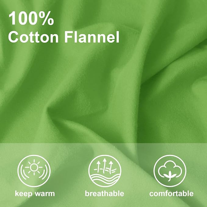 59”W Cotton Flannel Fabric, Super Soft 150GSM, Medium Weight Solid Arts & - Image 4
