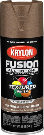 Krylon Fusion All-In-One Textured Spray Paint & Primer, Burnt Sienna by Krylon%C2%AE