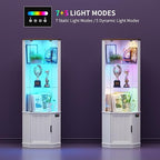 HNEBC 69" Tall Curio Display Cabinet - Image 2
