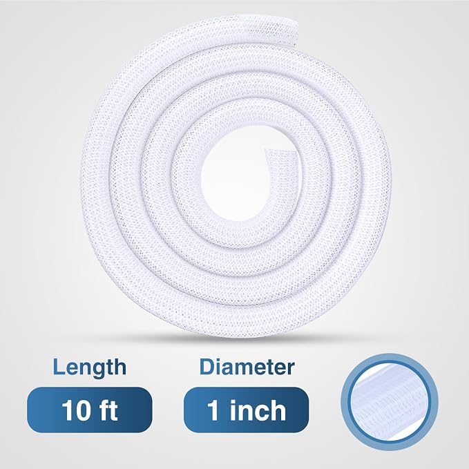 Nilight Cable Sleeve, 10ft-1inch Cord Management Sleeves, Braided Sleeving - Image 2