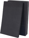 20Pcs 6x9 Inch 2MM Thick Black Foam Paper Sheets Rectangle 3D High Density by CABODYALS