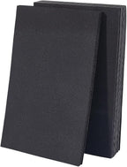 20Pcs 6x9 Inch 2MM Thick Black Foam Paper Sheets Rectangle 3D High Density by CABODYALS