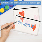 ZeeDix Canvas Zipper Pouch Bulk – 8.3 x 5 Inches Cotton Canvas Pouches - Image 6
