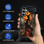 Case for Samsung Galaxy S24 Plus Case, Halloween Witch Moon Stained Glass - Image 3