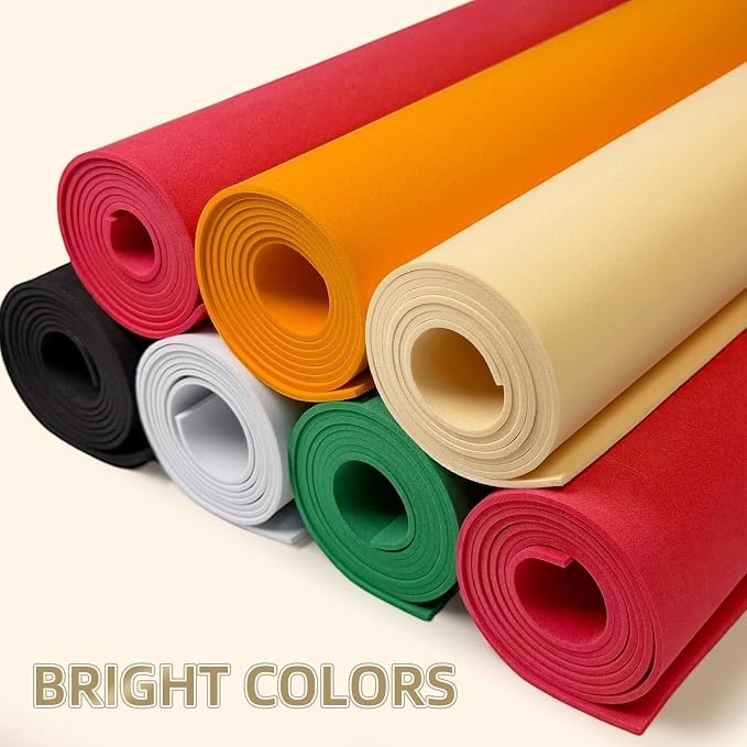 biguphate EVA Foam Roll - 2mm Thick Green Craft Foam Sheets - 15" x 39" Large - Image 6