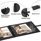 Vienrose Scrapbook Album 80 Pages, DIY Photo Album - Image 5