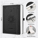 EMSHOI Lined Journal Notebook, 320 Numbered Pages, A5 Size | Leather Hardcover - Image 5