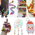 5800Pcs Glow in The Dark Pony Beads Bulk, 30 Colors Rainbow Kandi Bead - Image 7