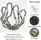 400pcs Natural Chip Stone Beads - Image 9