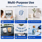80 PCS Nano Double Sided Adhesive Pads, Waterproof No Damage Removable Heavy - Image 7