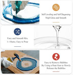 Shabebe Epoxy Resin, 2Gallon Epoxy Resin Crystal Clear, Not-Yellowing No-Bubble - Image 4