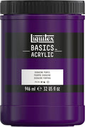 Liquitex BASICS Acrylic Paint, 946ml Jar, Dioxazine Purple by Liquitex