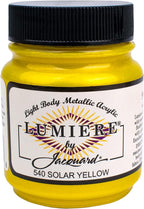 Jacquard Lumiere 2.25oz Fabric Paint Solar Yellow by Jacquard