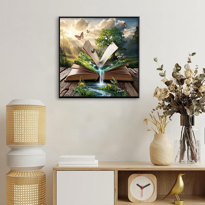 Magic Book Diamond Art Kits for Adults Beginners 14x14 in, DIY Craft Gift | - Image 2
