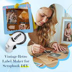 Vixic Embossing Label Maker, Embossed Old School Label Maker Retro Labeler - Image 4