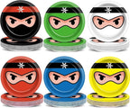 Naozinebi 72PCS Ninja Birthday Plates Karate Party Supplies Ninja Warrior by Naozinebi