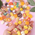 DULEFUN 100pcs Miniature Foods Drink Bottles Toys, Mixed Mini Resin Food Drinks - Image 2