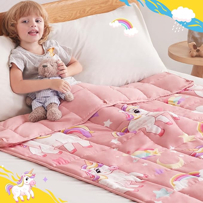 anfie Weighted Blanket Kids Weighted Blanket Cooling Blanket - Image 4
