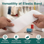 Airisoer 3 Inch Elastic Band for Sewing, 12 Yard High Elasticity Sewing Elastic - Image 5