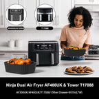 Silicone Air Fryer Liners 2 Pack, Reusable Liners Compatible - Image 3