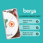BERYA Cactus Embroidery Kit Including Video Step by Step Instructions - Image 5