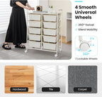 BECOMFORT 10-Drawer Rolling Cart - Image 5