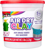Cra-Z-Art Air Dry Clay - 5lb Bucket Natural White Modeling Clay by Cra-Z-Art