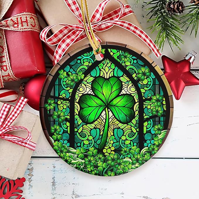 Irish St. Patrick's Day Ceramic Ornament - Image 8