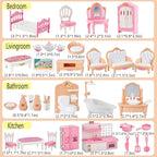 35 Pcs Dollhouse Furniture Accessories Set Mini House Furniture Small Dollhouse - Image 6