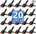 20 Pack 4.5 inch Plastic Spring Clamps, Backdrop Clips, Woodworking Clamps by Unknown