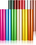 TECKWRAP Metallic Chrome Matte Adhesive Craft Vinyl Permanent Vinyl Sheets 12" by TECKWRAP