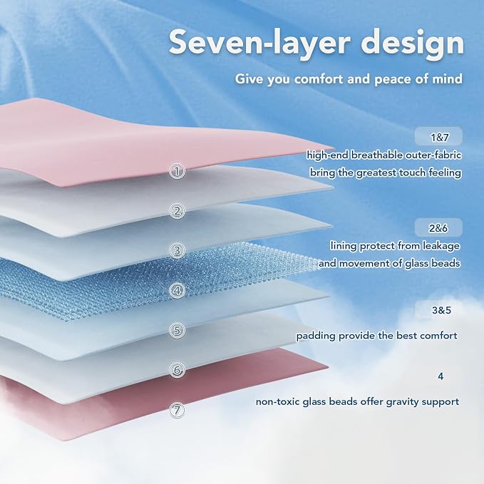 Topcee Weighted Blanket Cooling Throw Heavy Blanket - Image 6