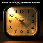 Tinload 4.3" Vintage Retro Analog Alarm Clock, Super Silent Non Ticking Clock - Image 6