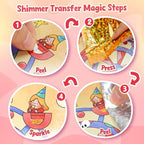 JoyCat Paint with Water Coloring Books & Shimmer Art | Art & Craft Activity - Image 5