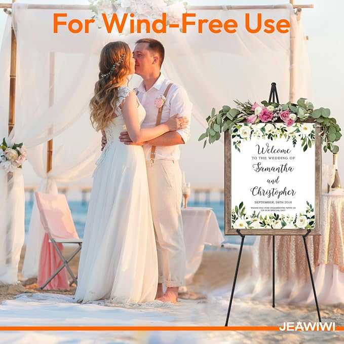 JEAWIWI 3PCS Black Lightweight Easel Stand - Image 7